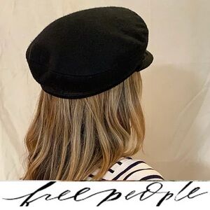 Free People Phoebe Slouchy Lieutenant Cap❤️ NWOT